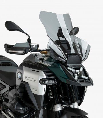 BMW R1300GS with ACC (23-25) Puig Touring Smoked Windshield 22268H