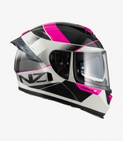 NZI Eurus 4 Stream Duo Vanguard Pearl, anthracite and pink Full Face Helmet