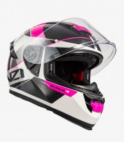 NZI Eurus 4 Stream Duo Vanguard Pearl, anthracite and pink Full Face Helmet