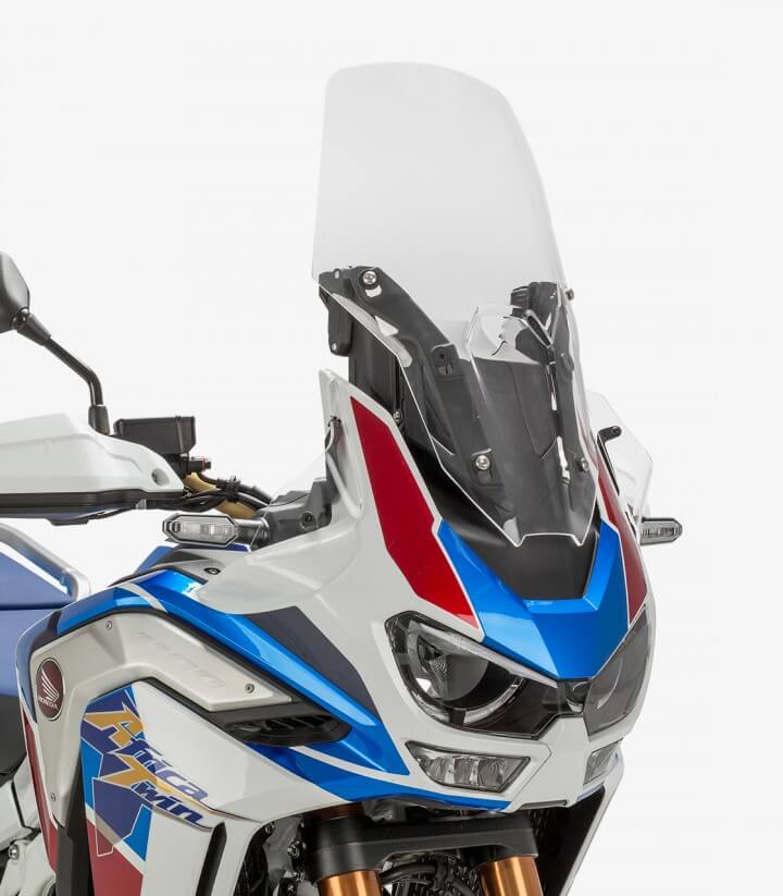 Puig Smoked Extended front deflectors 3823H for Honda CRF1100L Africa Twin Adventure Sports (20-23)