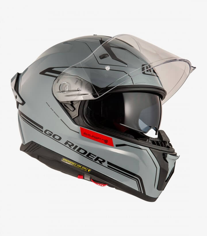 Casco Integral NZI Go Rider Gris