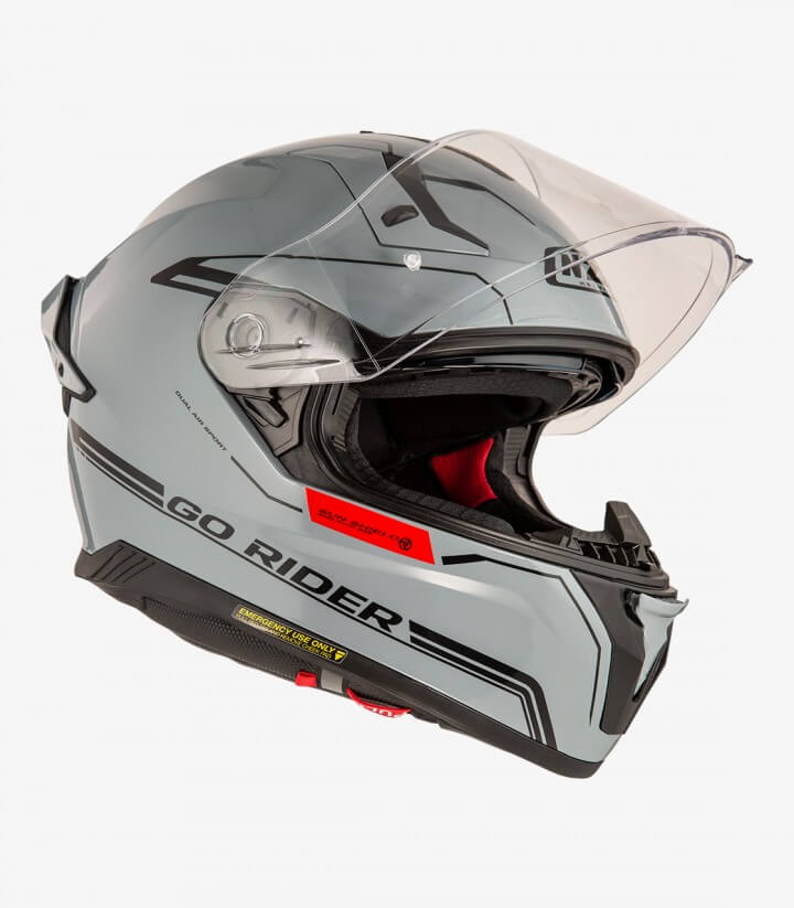 Casco Integral NZI Go Rider Gris
