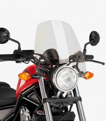 Honda CMX 500 Rebel (2017 - 2024) Puig New Generation Touring Transparent Windshield 9462W