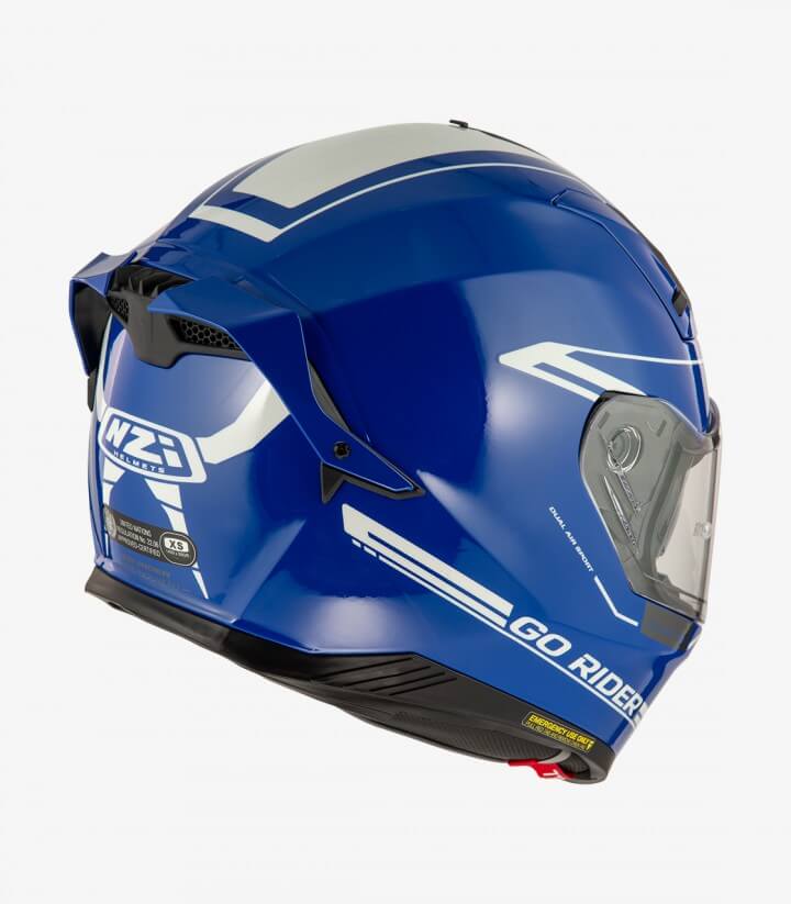 Integralhelm NZI Go Rider Solid Blau Y