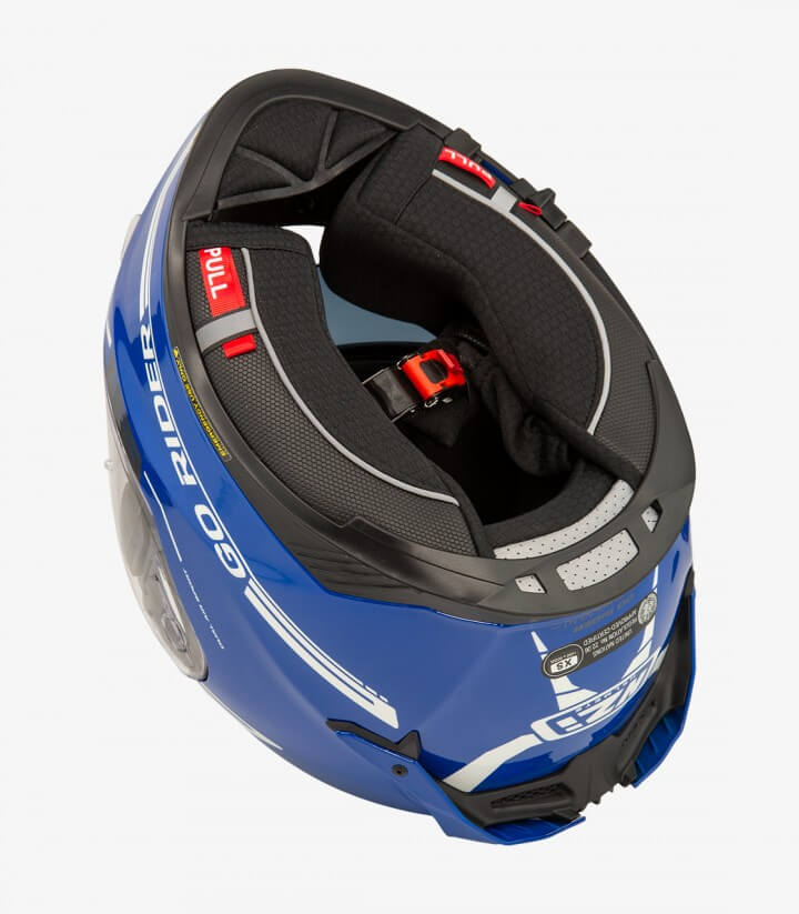 Integralhelm NZI Go Rider Solid Blau Y