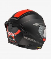 Casco Integral NZI Go Rider Negro y rojo mate