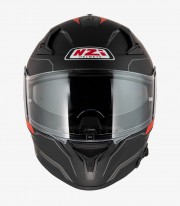 Casco Integral NZI Go Rider Negro y rojo mate