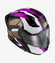 NZI Go Rider Trident Black&Purple Full Face Helmet