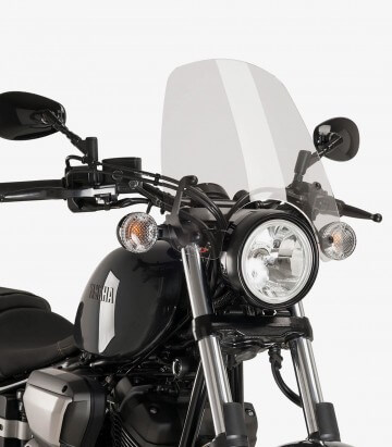Yamaha XV950/R Puig Naked New Generation Touring Transparent Windshield 9438W