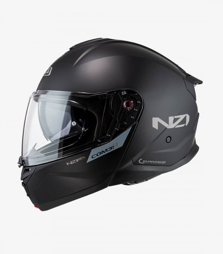 Casco Modular NZI Combi 3 Duo Negro Mate