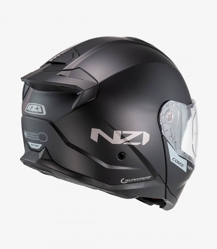 Casco Modular NZI Combi 3 Duo Negro Mate