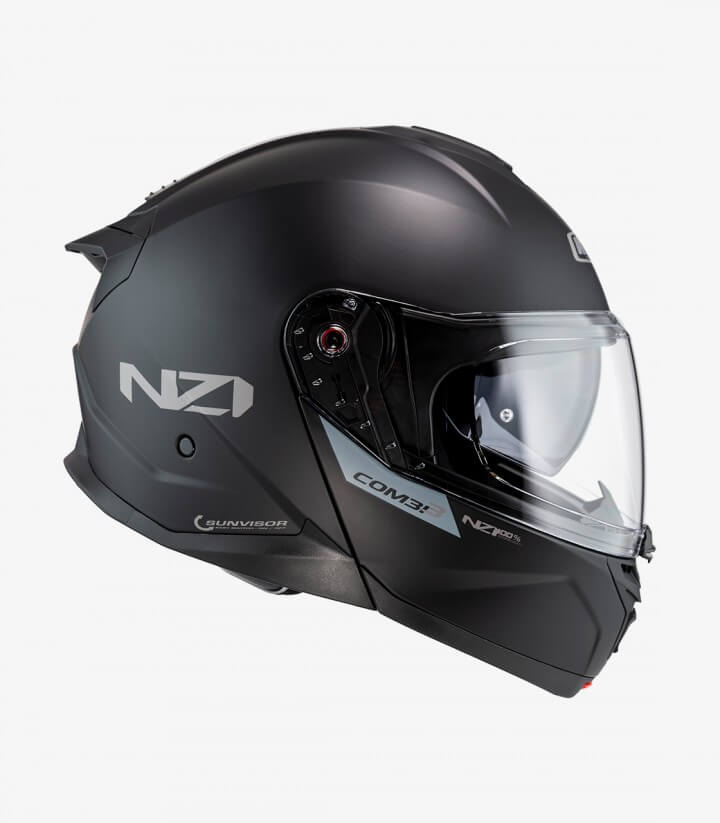 Casco Modular NZI Combi 3 Duo Negro Mate