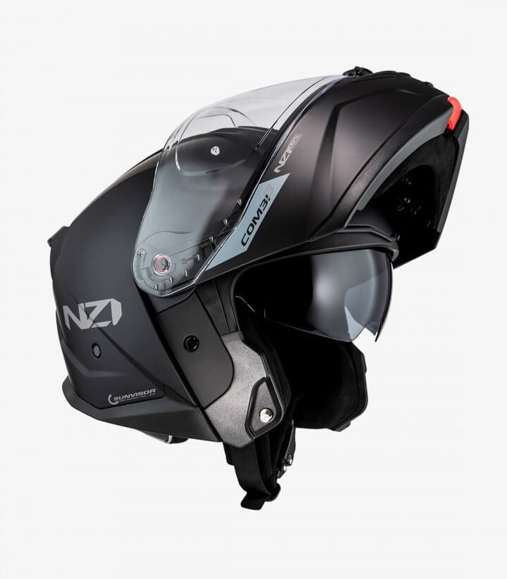 Klapphelm NZI Combi 3 Duo Mattschwarz