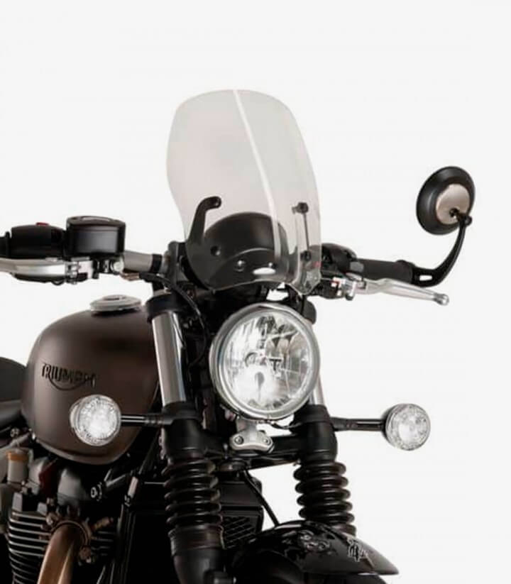 Windschild Puig New Generation Touring Triumph Bonneville Bobber (17-20) Klar 9437W