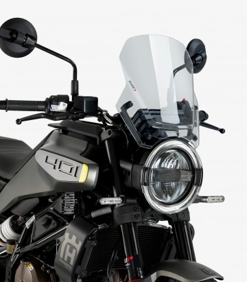 Windschild Puig New Generation Sport Husqvarna Svartpilen 125/401 (24-25), Vitpilen 125 (24-26), 401 (24-25) Klar 22188W