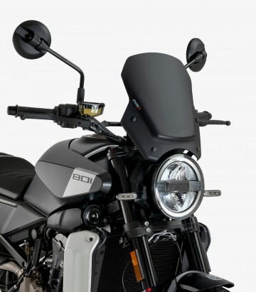 Husqvarna Svartpilen 801 (24-25) Puig New Generation Sport Matte black Windshield 22189J