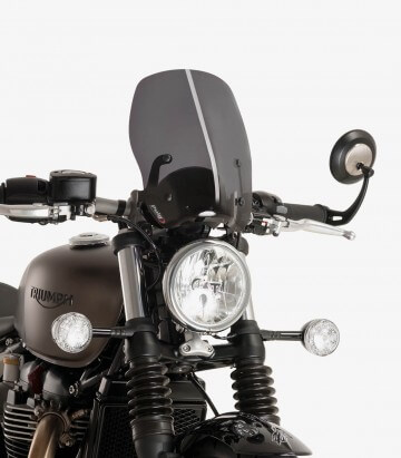 Windschild Puig New Generation Touring Triumph Bonneville Bobber (17-20) Dunkel getönt 9437F