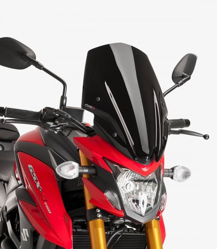 Cúpula Puig Naked New Generation Touring Suzuki GSX-S750 Negro 9436N