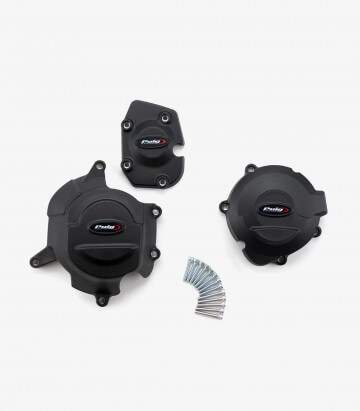 Tapas protectoras del motor 21443N de Puig para Kawasaki Z900RS (18-25)