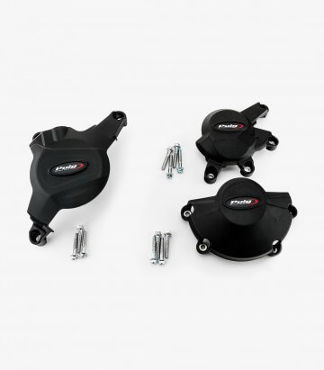 Tapas protectoras del motor Track 21508N de Puig para Honda CBR600RR (07-16)