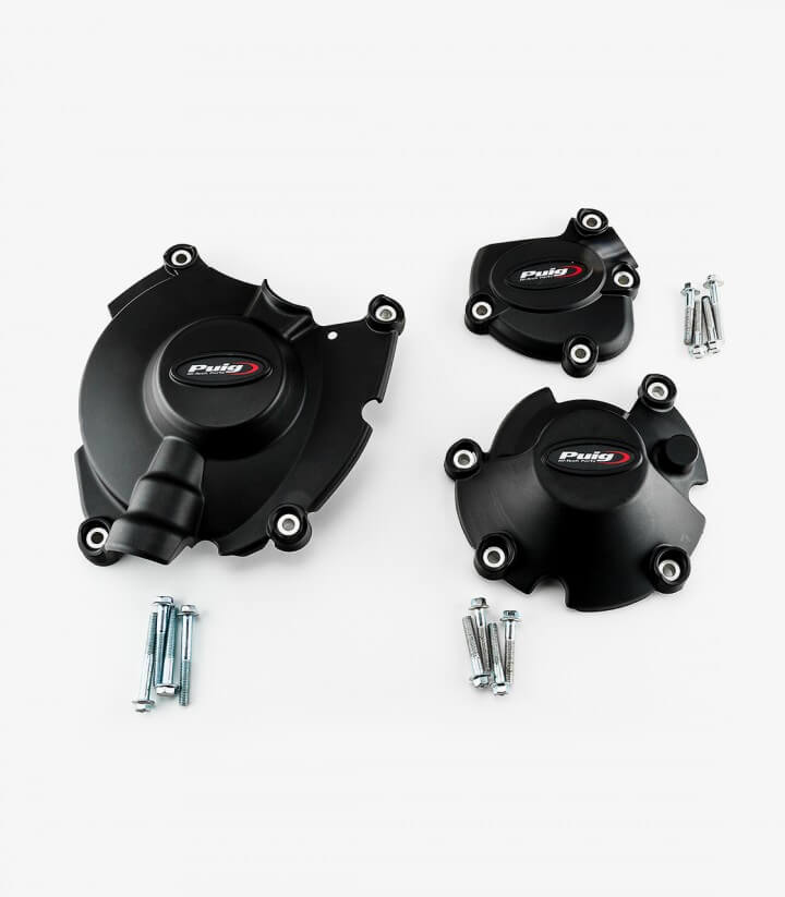 Tapas protectoras del motor Track 21518N de Puig para Yamaha YZF-R1 (15-24)