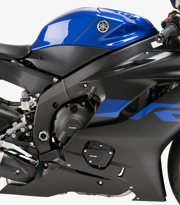 Motorschutzdeckel Track 21521N von Puig für Yamaha YZF-R6 (06-20), YZF-R6 Race (21-24)