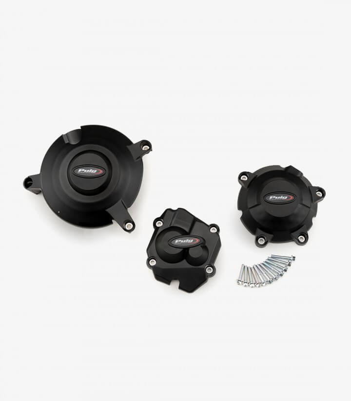 Tapas protectoras del motor Track 21514N de Puig para Kawasaki ZX-10R/RR (11-25)