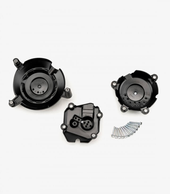 Tapas protectoras del motor Track 21514N de Puig para Kawasaki ZX-10R/RR (11-25)