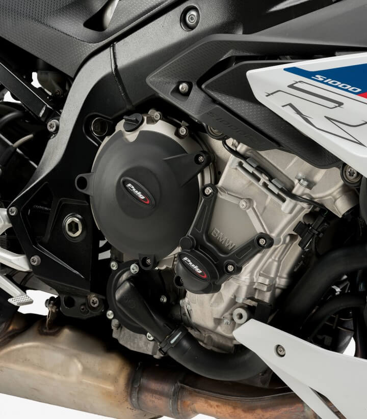 Tapas protectoras del motor Track 21502N de Puig para BMW S1000 XR/R/RR (15-20)