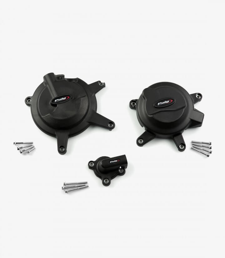 Motorschutzdeckel Track 21512N von Puig für Kawasaki Ninja 400 (18-24)