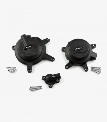Motorschutzdeckel Track 21512N von Puig für Kawasaki Ninja 400 (18-24)