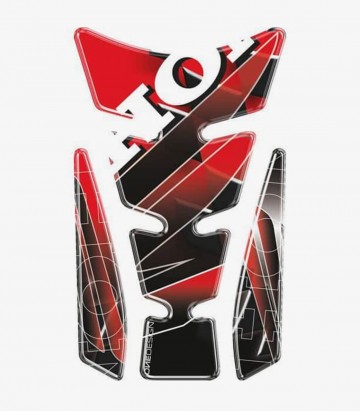Protector depósito Wings Honda color Rojo de Puig