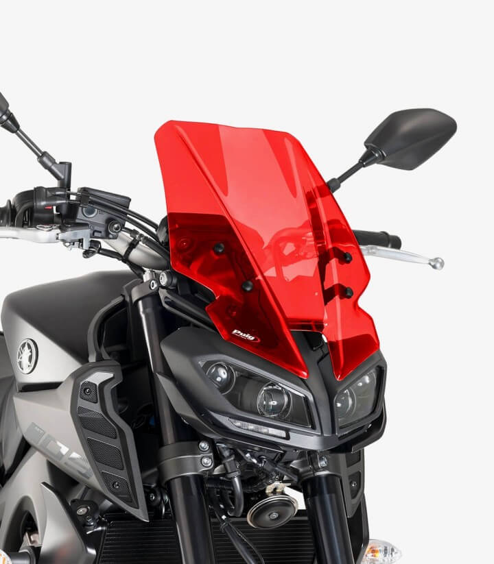 Cúpula Puig Naked New Generation Touring Yamaha MT-09 Rojo 9377R