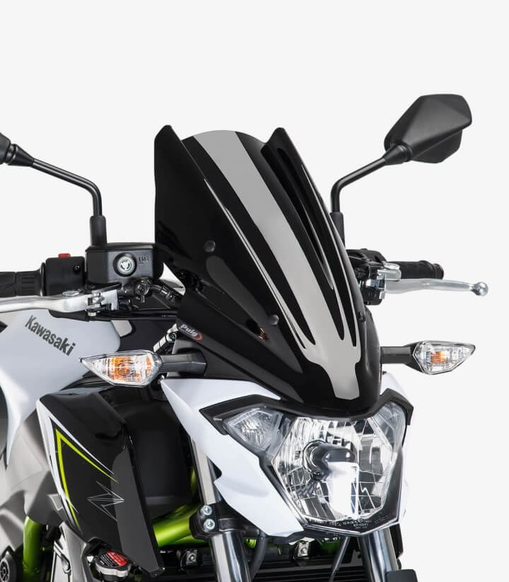 Cúpula Puig Naked New Generation Touring Kawasaki Z650 Negro 9369N