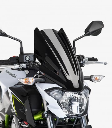 Windschild Puig New Generation Touring Kawasaki Z650 (17-19) Schwarz 9369N