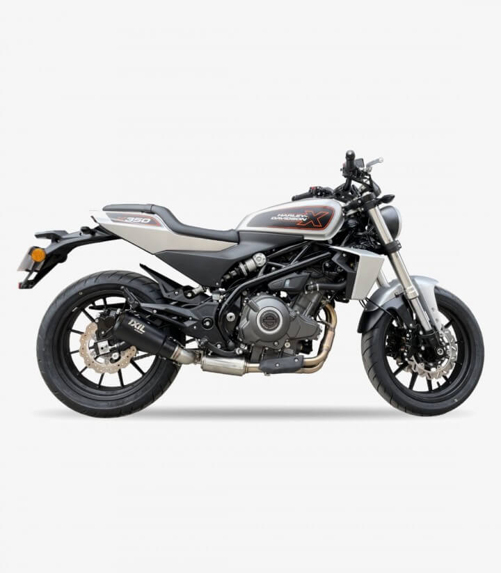 Auspuff CQ1210RB Ixil RB Schwarz für H-D X350