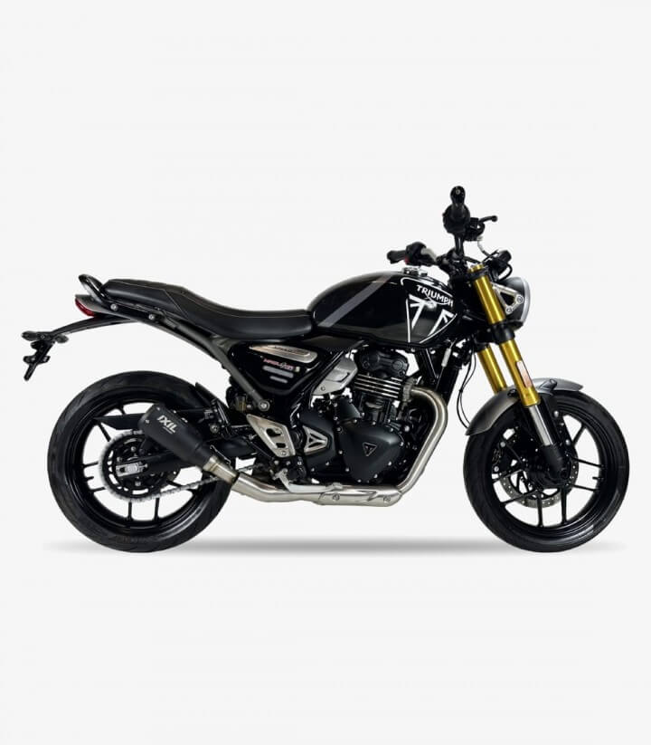 Ixil CT4225RB RB Black Exhaust for Triumph Speed 400 / Scrambler 400 X