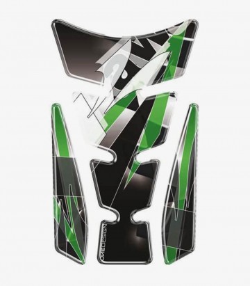 Tankpad Wings Kawasaki in der Farbe Schwarz von Puig 4720N