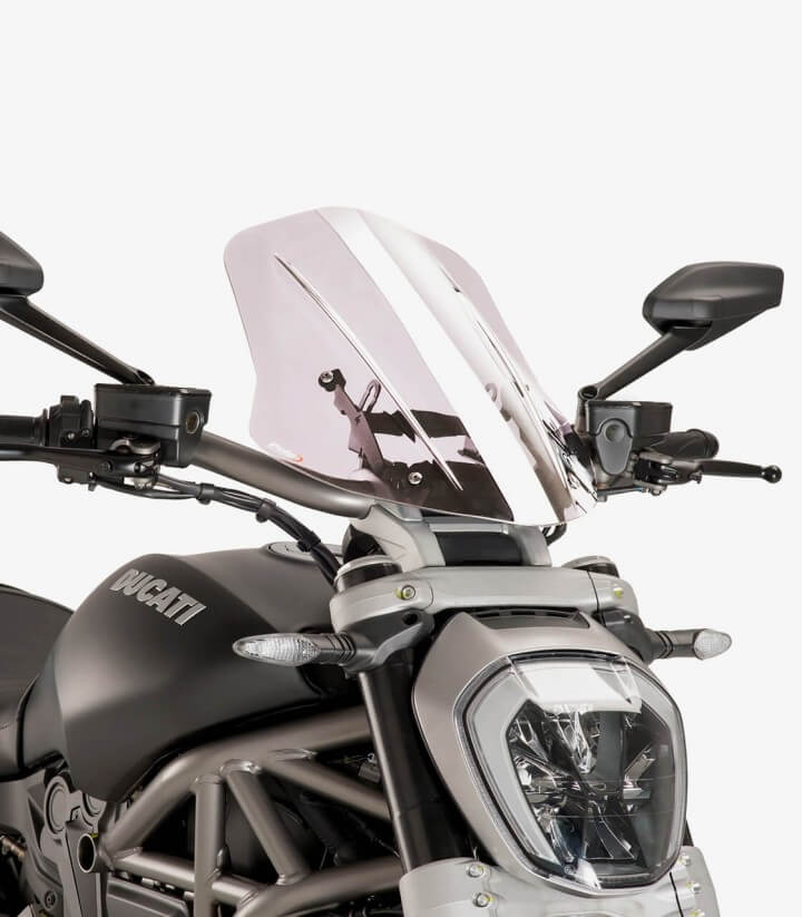 Ducati X Diavel/S Puig Naked New Generation Touring Transparent Windshield 8922W