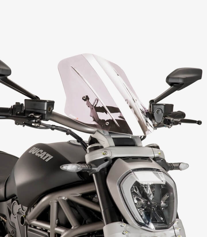 Windschild Puig New Generation Touring verstellbar Ducati X Diavel (16-24) Klar 8922W