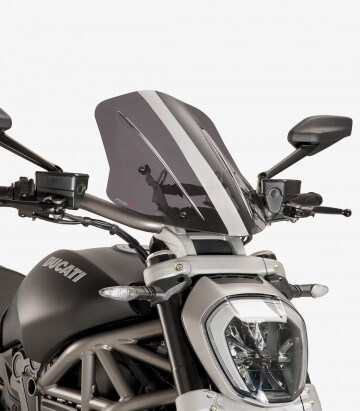 Cúpula Puig Naked Touring Regulable Ducati X Diavel/S Ahumado 8922H