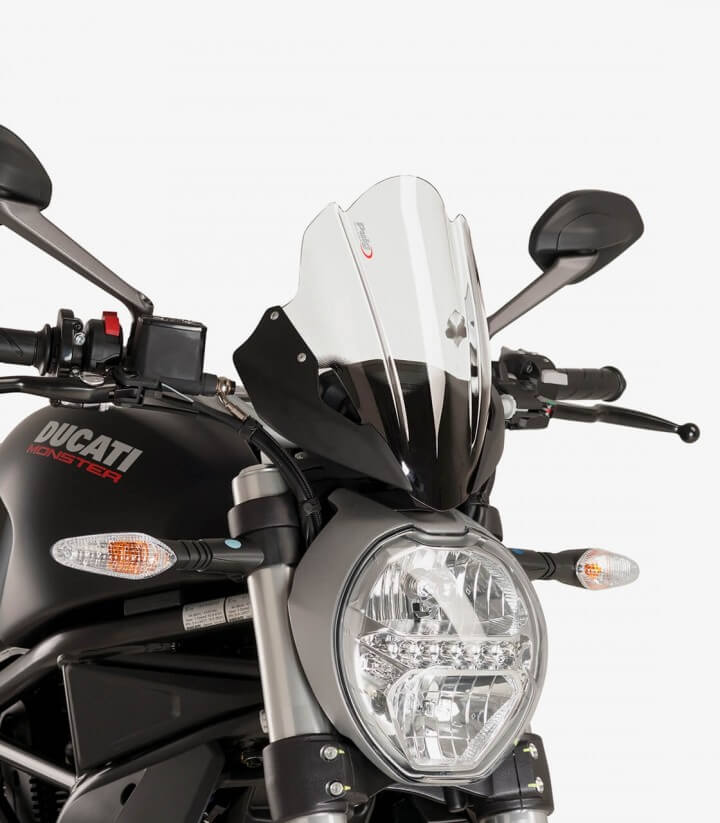Cúpula Puig Naked New Generation Touring Ducati Monster 797/821/1200 R/S  Transparente 8900W