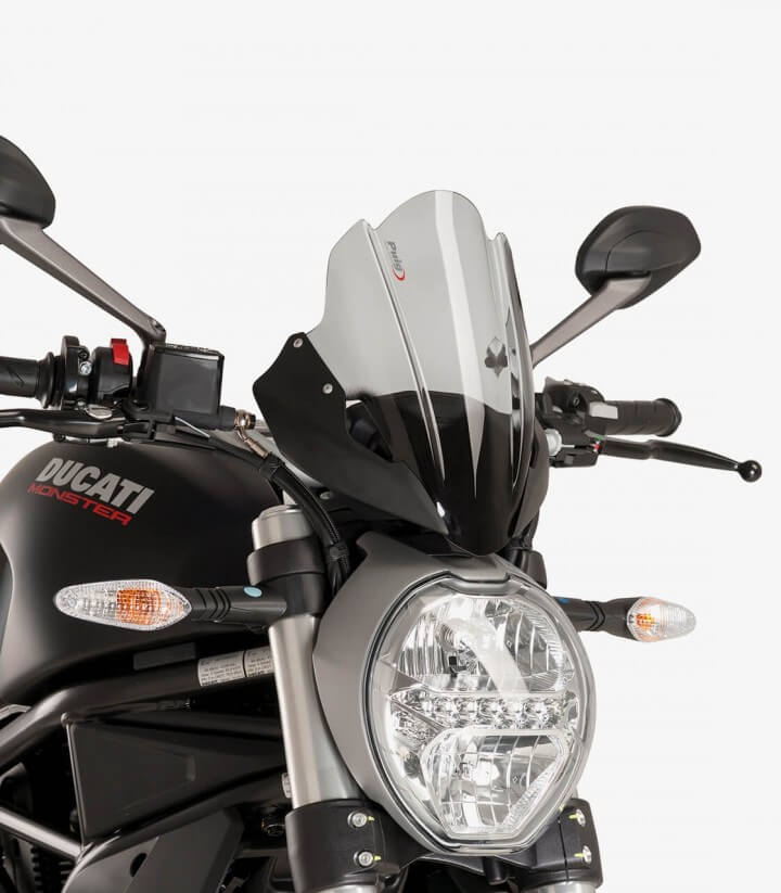 Windschild Puig Naked New Generation Touring Ducati Monster 797/821/1200 R/S Getönt 8900H