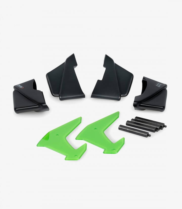 Winglets seitlich Naked 20832V Puig Kawasaki Z H2 (20-26) Grün