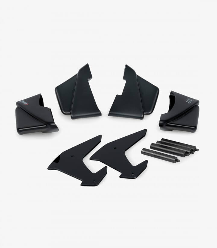 Alerones laterales Naked 20832N para Kawasaki Z H2 color Negro de Puig