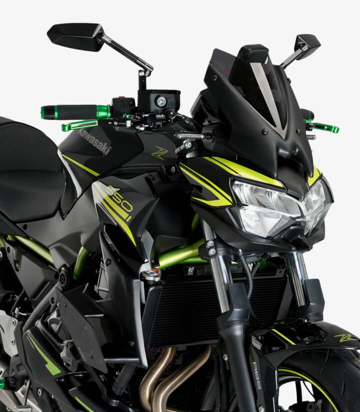 Alerones laterales Naked 20328N para Kawasaki Z650 color Negro de Puig