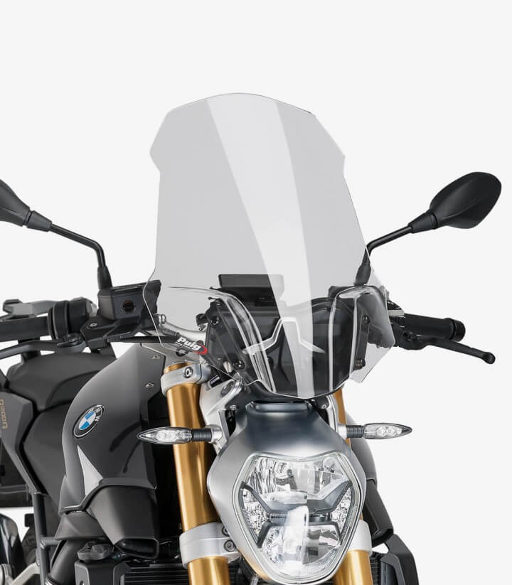 BMW R1200 R Puig Naked New Generation Touring Transparent Windshield 8165W
