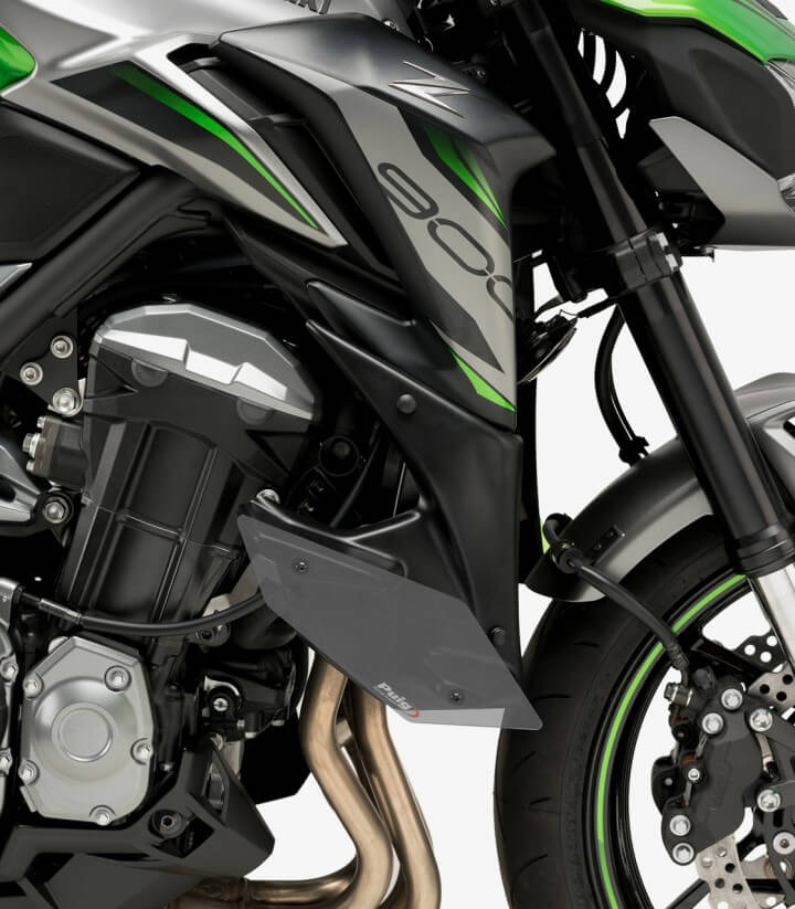 Alerones laterales Naked 20327N para Kawasaki Z900 color Negro de Puig