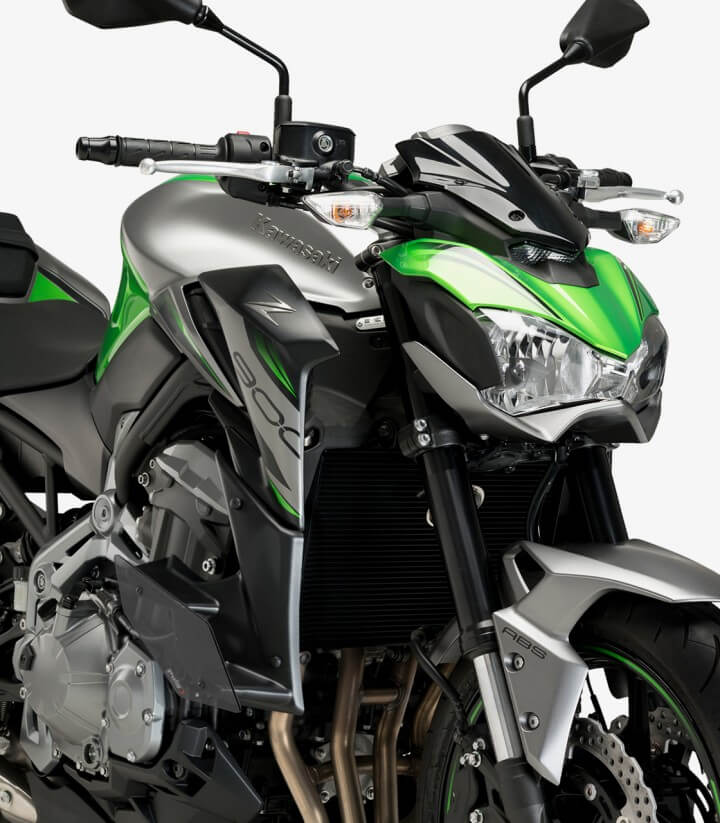 Alerones laterales Naked 20327N para Kawasaki Z900 color Negro de Puig