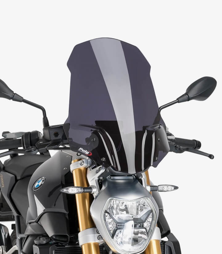 Cúpula Puig Naked New Generation Touring BMW R1200 R Ahumado oscuro 8165F